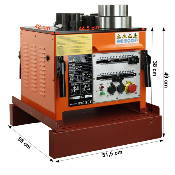 Giętarka do prętów zbrojeniowych Werkstar RB-25