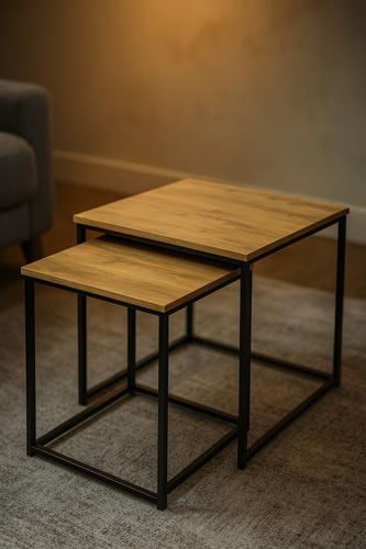 Zestaw stolików Belivio VERSO ROYAL OAK