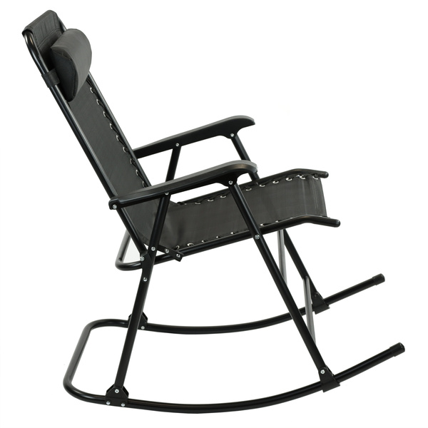 Fotel bujany Belivio RAY Black