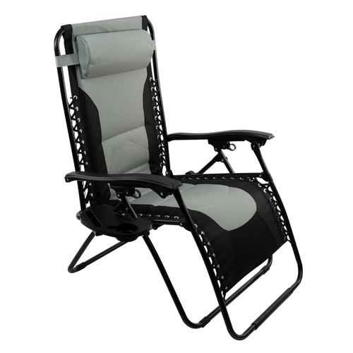 Fotel ogrodowy Belivio REVO DARK GREY