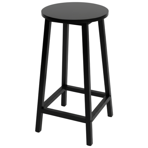 Stołek barowy Belivio TONO SOLID BLACK