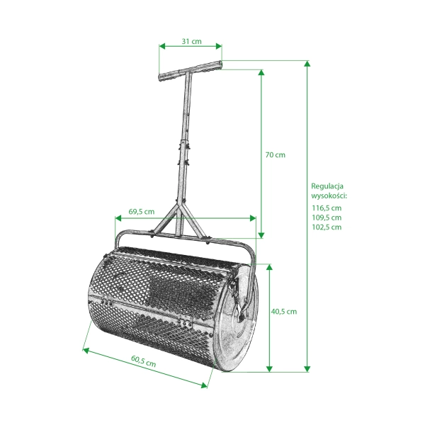 Rozsiewacz kompostu Werkstar NEPRI