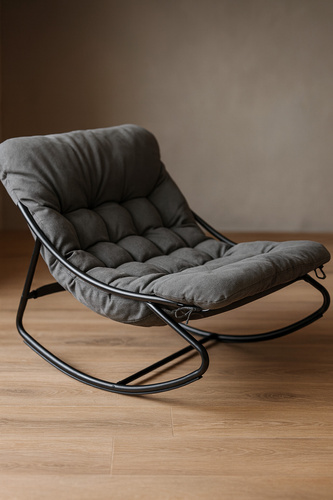 Fotel wypoczynkowy Belivio MILO dark grey