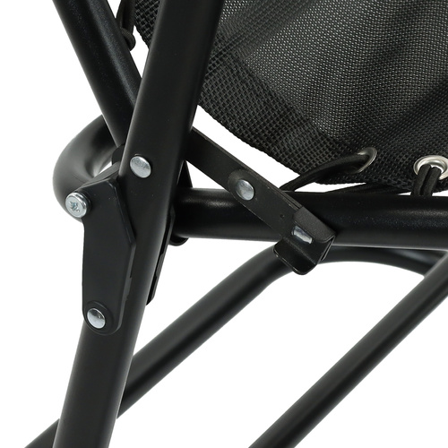 Fotel bujany Belivio RAY Black