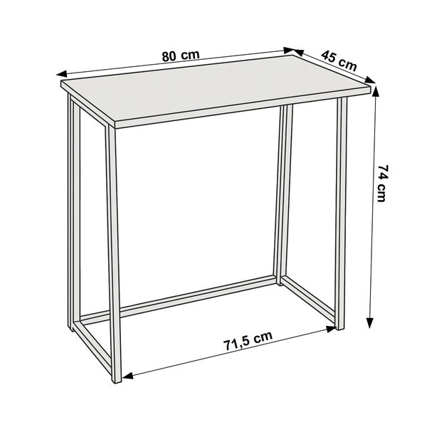 Biurko składane Belivio HUGO Royal Oak
