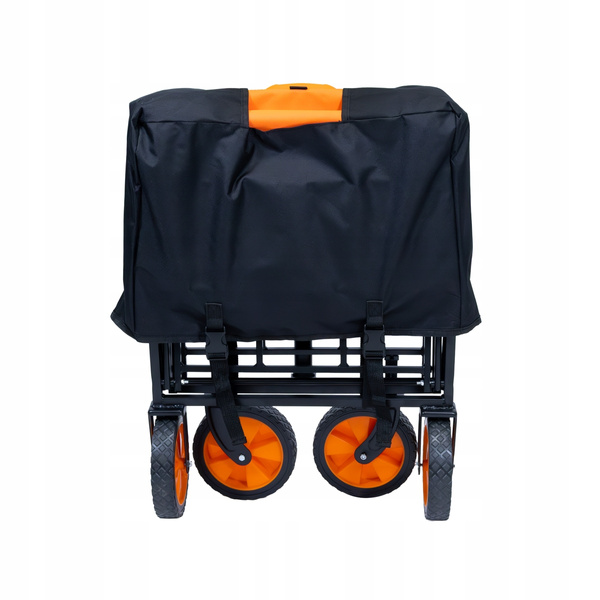 Wózek plażowy Werkstar ALOHA czarno-pomarańczowy