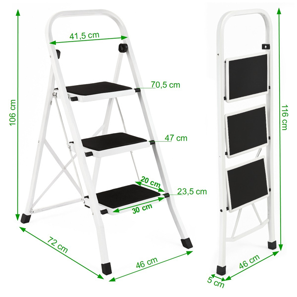 Drabinka 3-stopniowa Werkstar ZOYA White