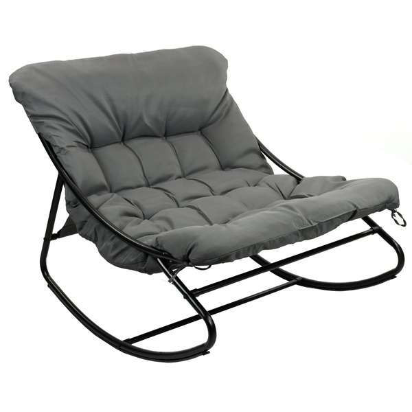 Fotel wypoczynkowy Belivio MILO dark grey